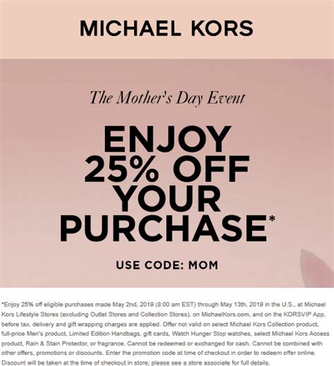 coupons for mk|michael kors first purchase coupon.